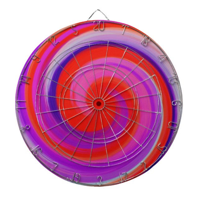 Abstract Art #6 Dart Board (Front)
