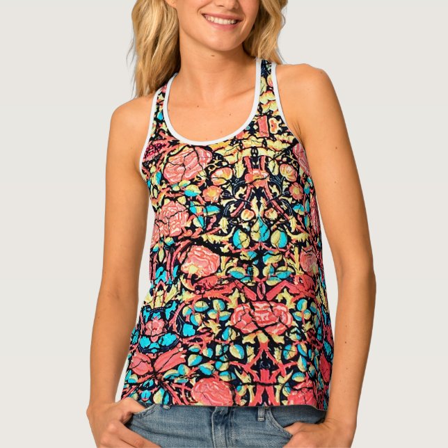 Abstract Art 802 Women's Tank Top (Front)