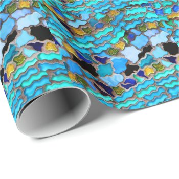 Abstract Art 80 Wrapping Paper by Ronspassionfordesign at Zazzle