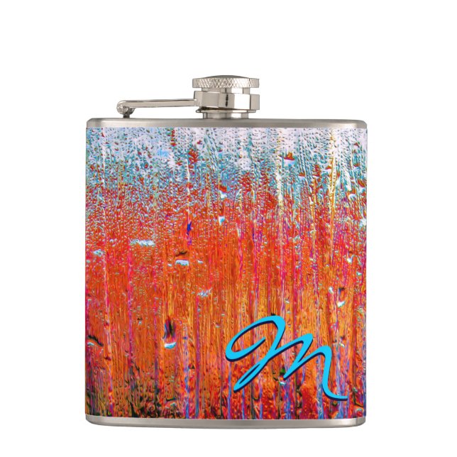 Abstract Art 81 Wrapped Flask (Front)