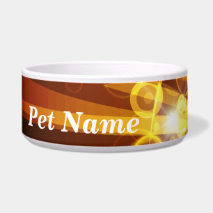 Abstract Art 8 Pet Bowl
