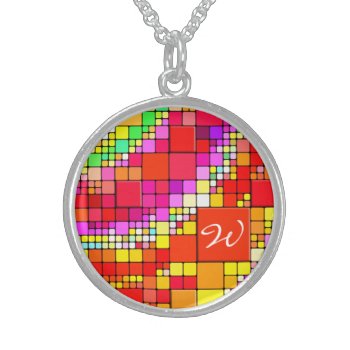 Abstract Art 93 Necklace by Ronspassionfordesign at Zazzle