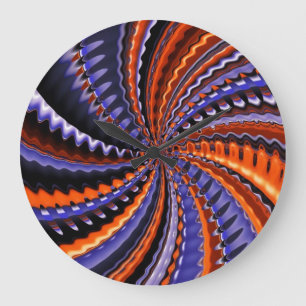 Abstract Art 95 Wall Clocks & Numeral Options