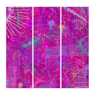 Abstract Art: A Real Personality Triptych