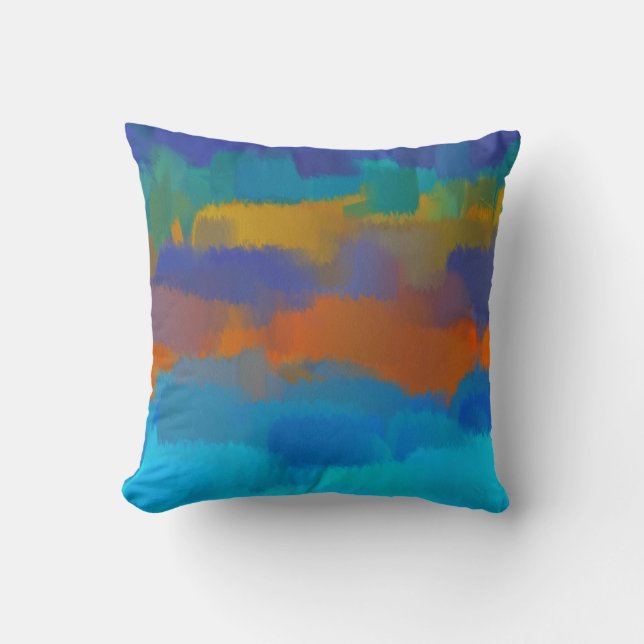 Abstract Art | Abstract Painting 13 Throw Pillow (Front)