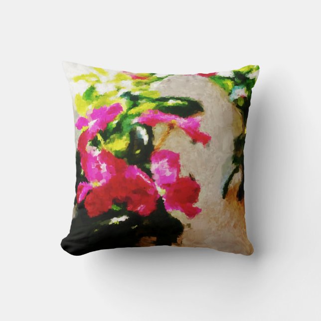 Abstract Art | Abstract Painting Throw Pillow (Front)