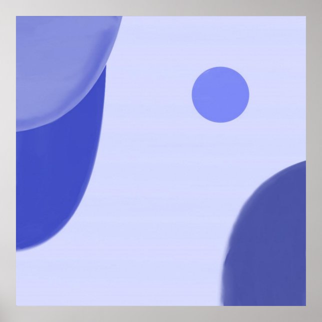 abstract art acrylic colors poster (Front)