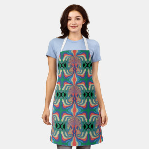 Abstract Art All-Over Print Apron, Medium Apron