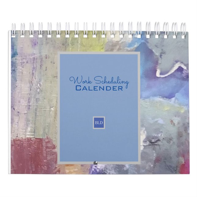 Abstract Art and Monthly Bible Verse Calendar (Cover)
