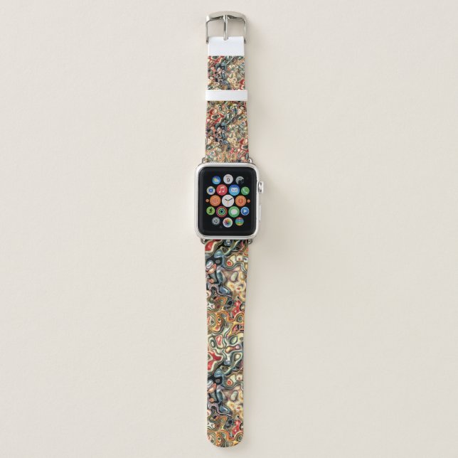 Abstract Art Apple Watch Band (Front)