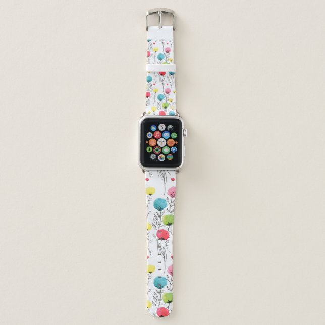abstract, art, artistic, backdrop, background, bea apple watch band (Front)