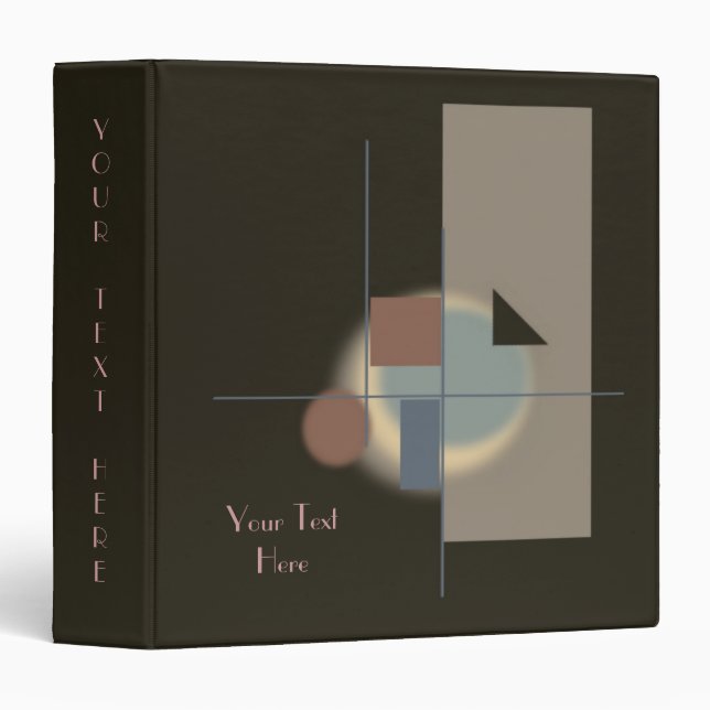 Abstract Art Avery Binder (Front/Spine)