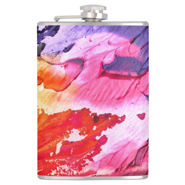 Abstract Art Background  Flask (Front)