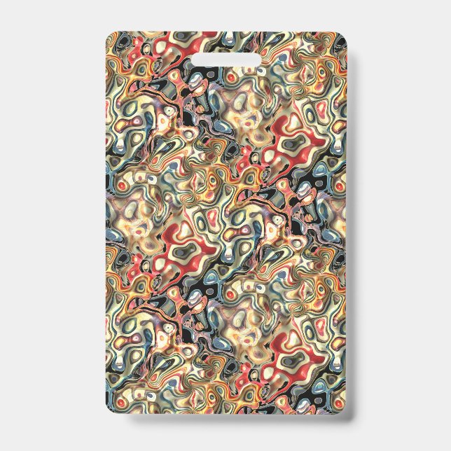 Abstract Art Badge (Front)