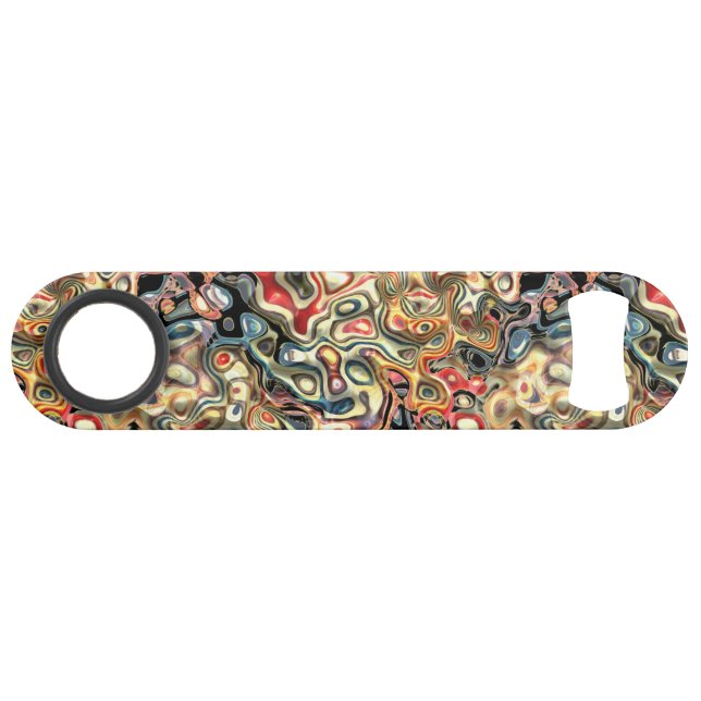 Abstract Art Bar Key (Back Horizontal)