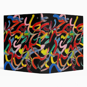 Abstract Art Binder