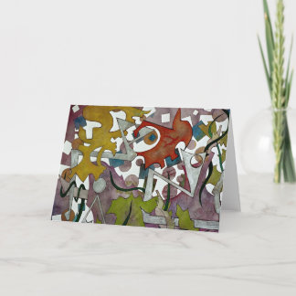 Abstract Art Blank Card