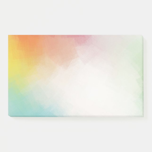 Abstract Art Blank Elegant Modern Template Post-it Notes (Front)