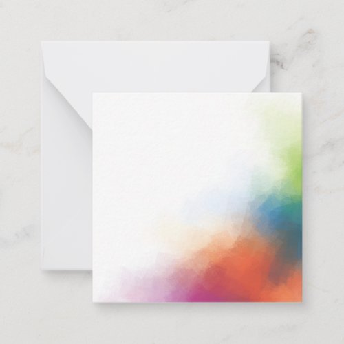Abstract Art Blank Template Trendy Colorful