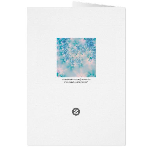 Abstract Art Blue Meditation (Back)