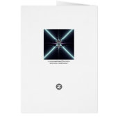 Abstract Art Blue Star (Back)