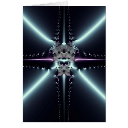 Abstract Art Blue Star Cards (Front)