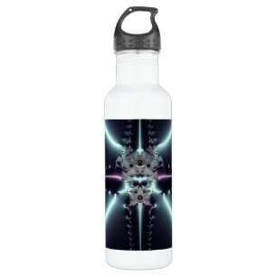 Abstract Art Blue Star Water Bottle