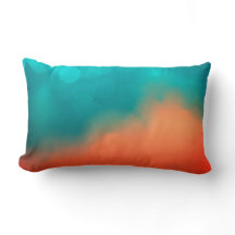 Abstract Art Blue Teal Orange Modern