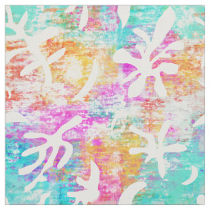 Abstract Art Boho Matisse Botanical Shapes  Fabric