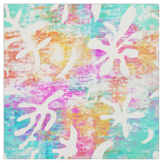 Abstract Art Boho Matisse Botanical Shapes  Fabric