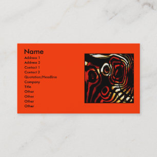Abstract Art Business Card