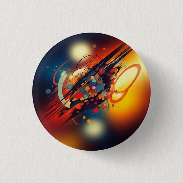 Abstract Art Button (Front)