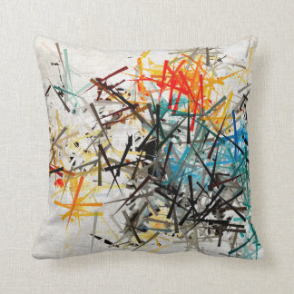 abstract art by AzureKang Throw Pillow