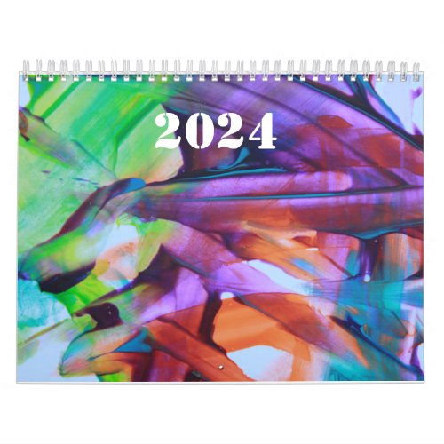 Abstract Art by The Amazing Jace _ 2024 Calendar