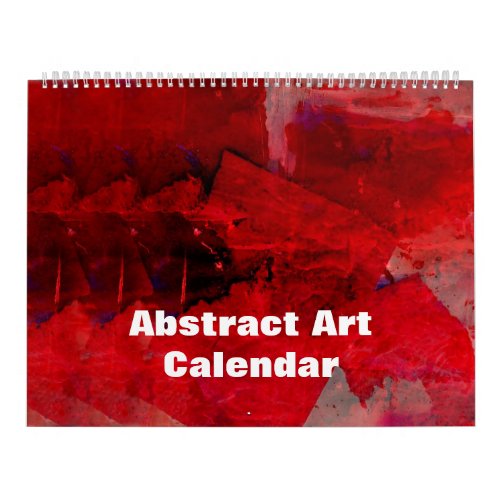Abstract Art Calendar