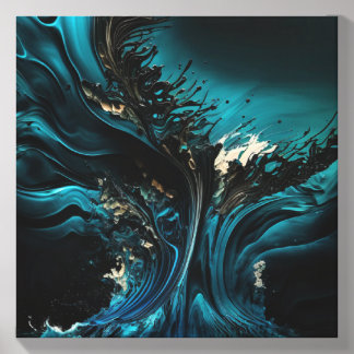 Abstract art canvas photo tile
