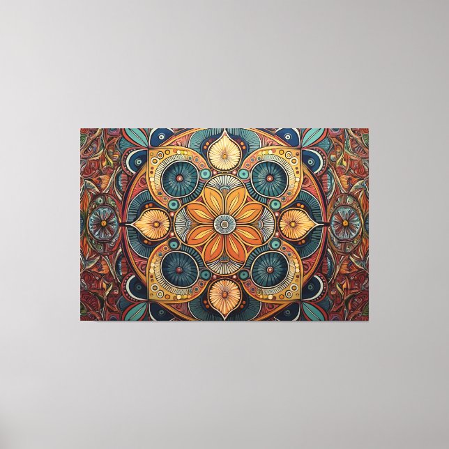 Abstract art canvas print (Front)