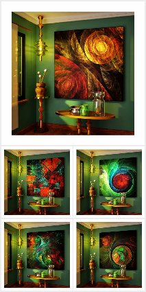 Abstract Art Canvas Prints