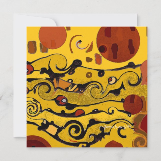 Abstract art card (Front)