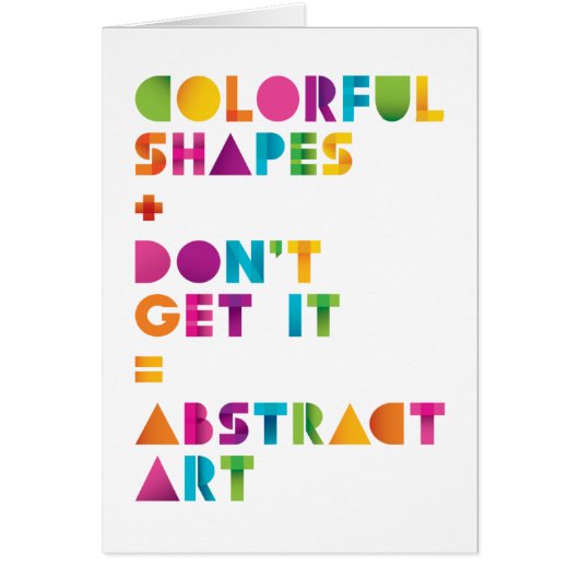 Abstract Art Cards (Front)