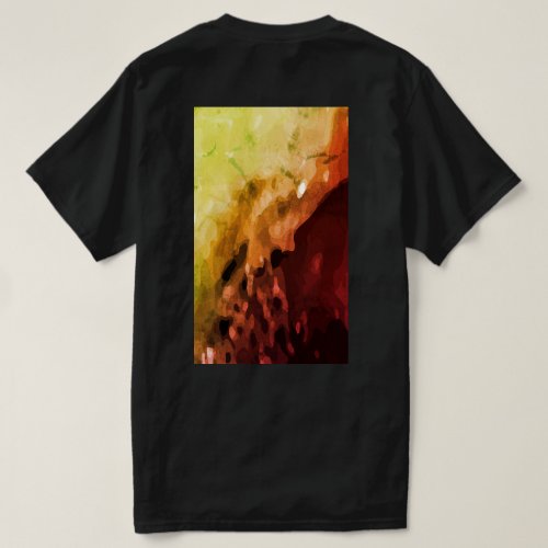 Abstract Art Chemical Colors T_Shirt