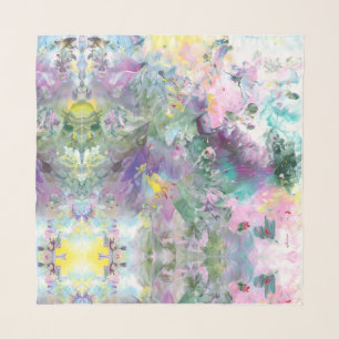 Abstract Art Chiffon Scarf