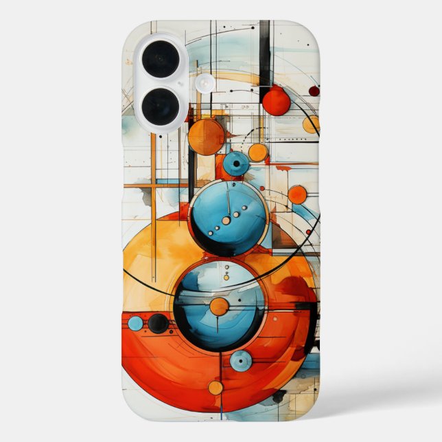 Abstract Art Circles  Case-Mate iPhone Case (Back)