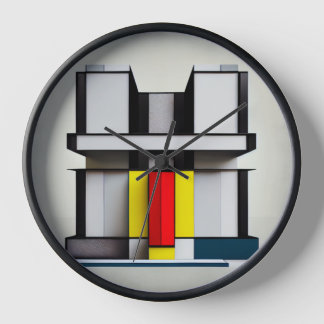 Abstract art clock