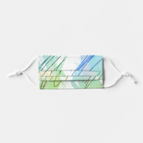 Abstract Art Cloth Face Mask with Filter Slot