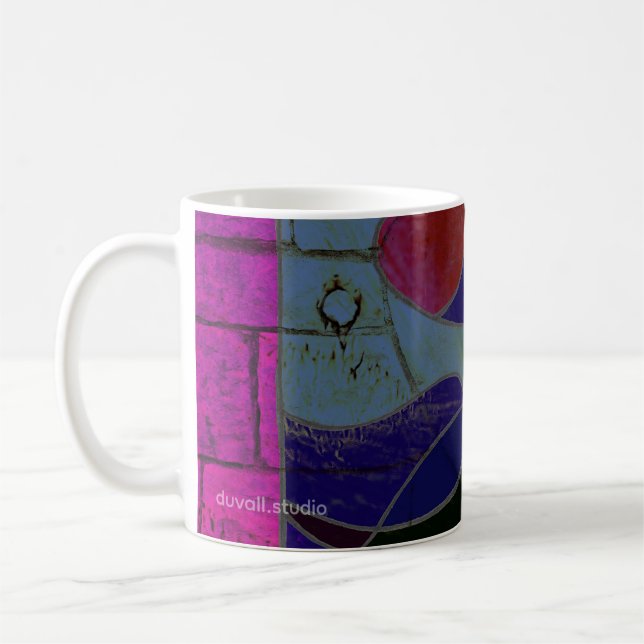 Abstract Art Coffee Mug "Candlelight Variation" (Left)