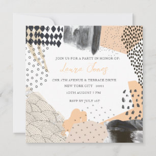 Abstract Art Collage Promotional Event Invitation