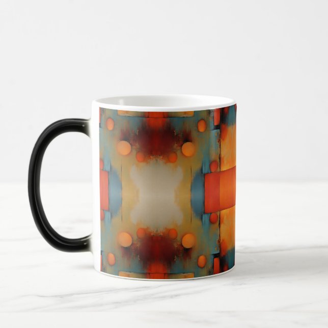 Abstract art color morph mug  (Left)