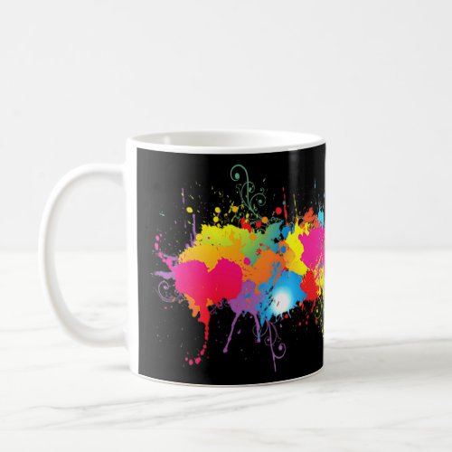Abstract Art Color Pattern Painting Creative Paint Coffee Mug