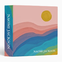 Abstract Art Colorful Back to School Personalized